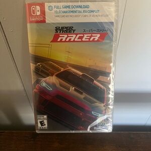 Nintendo Super Street Racer Digital Game - Red and Black